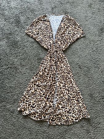 Strandkleid/Kimono Cover Up Gr.S-M🐆(Neu)