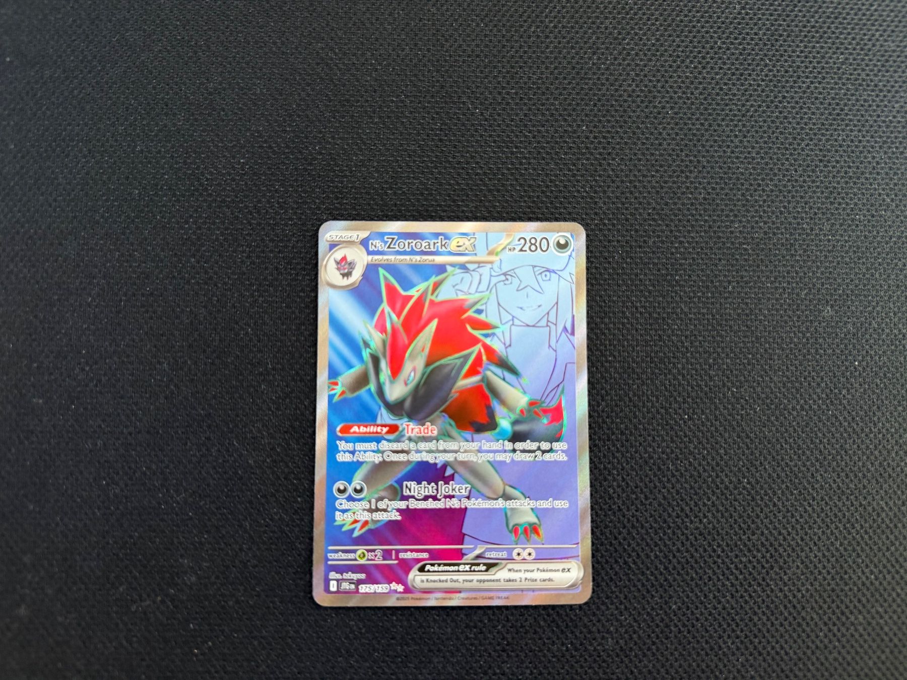 Pokémon Carte collezionabili: N's Zoroark ex 175/159 – Usato da Zürich venduto da mountainwizard00