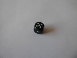 Holz Würfel, Schwarz, 13 x 13 x 13mm