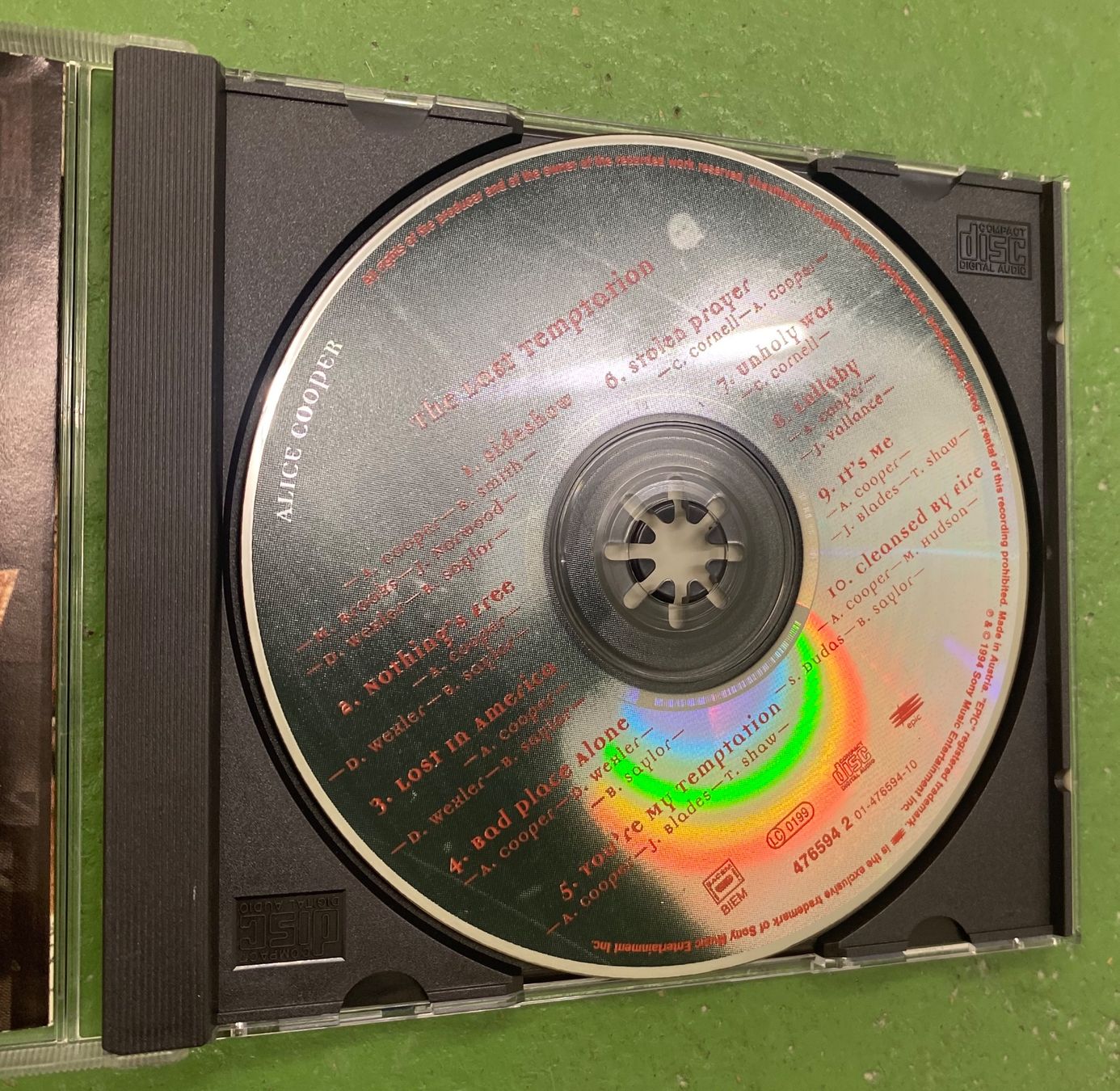 CD: Alice Cooper: The Last Temptation – Usato da Basel venduto da Ostschweiz06 2