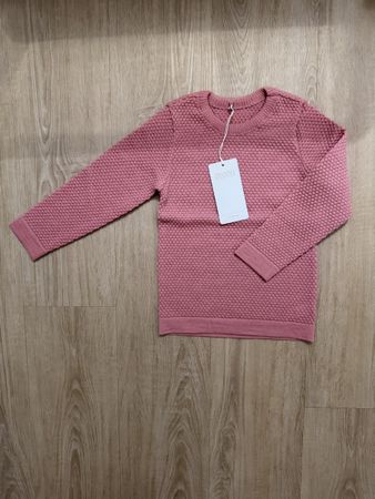 Neu Disana Merino Wabenstrick Pullover Grösse 110/116