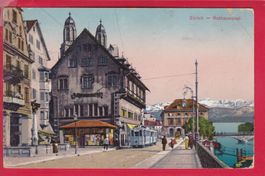 ZÜRICH - RATHAUSQUAI, 27.11.1914