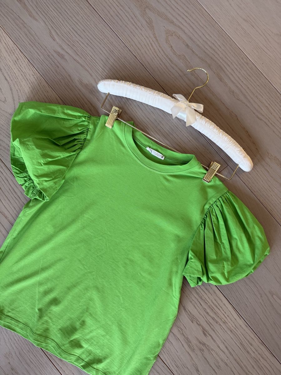 Zara T-Shirts: Zara t-shirt vert taille-S – Neu (gemäss Beschreibung) aus Genève von iry_67wr 1