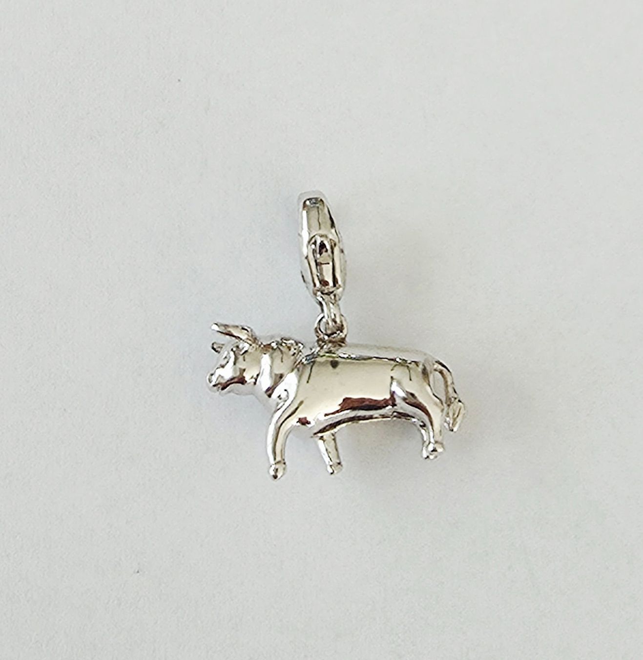 Anhänger: Charm "Stier" Silber 925 - Sternzeichen / Amulett - Neu – Neu und originalverpackt aus Uetikon am See von Coralreef 3