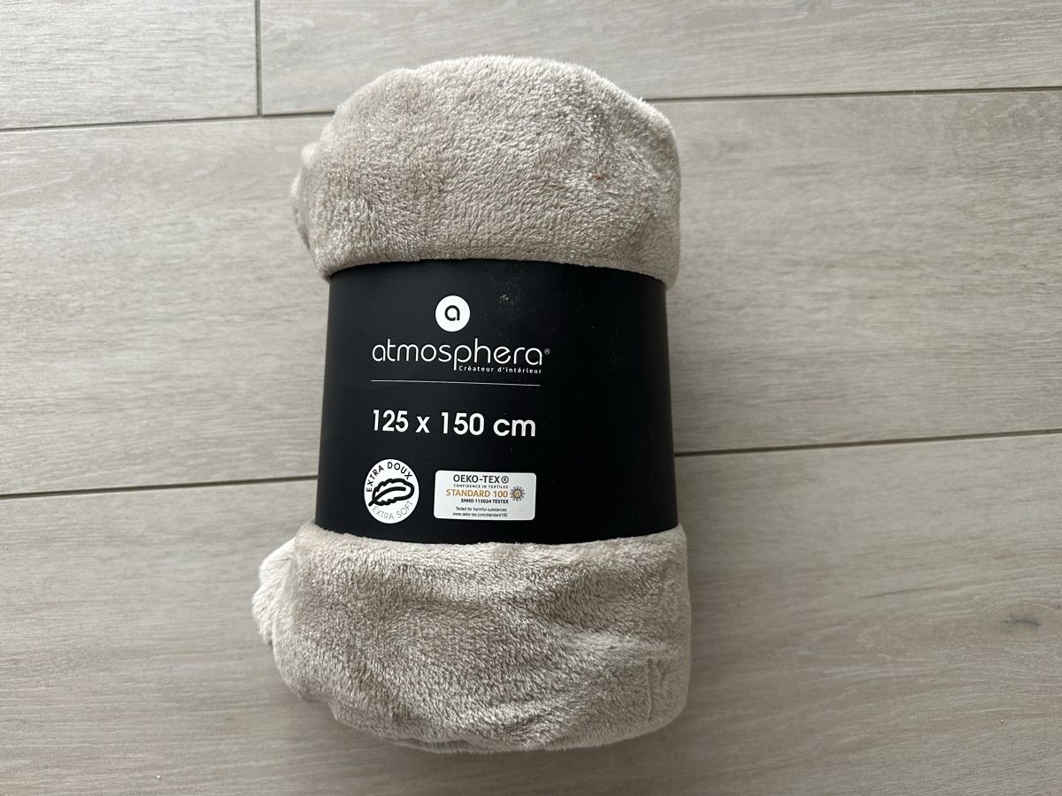 Coperte: Plaid Atmosphera 125x150cm NEUF – Nuovo e nell'imballaggio originale da Promasens venduto da Toblerone83