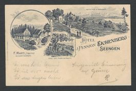 30.X.1899 SEENGEN Hotel Eichenberg/Bes.E.Marti(Oberst)K-Baum