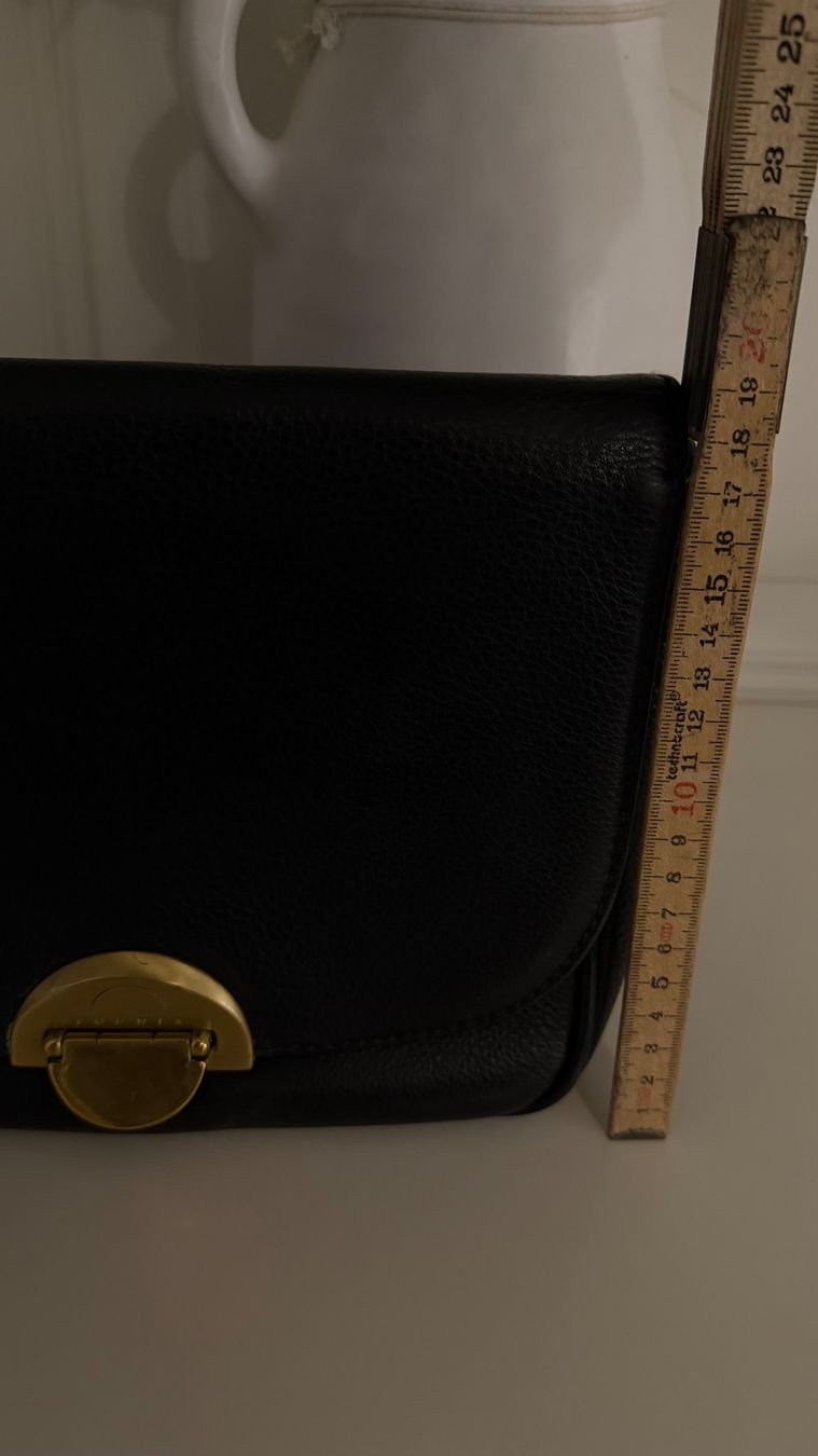 Bogner Borse da donna: Edle BOGNER Ledertasche, Schwarz & Gold – Usato da Zürich venduto da ana_7wny 8