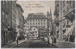 Gruss aus ST. GALLEN Speisertor - Restaurant zur Reblaube