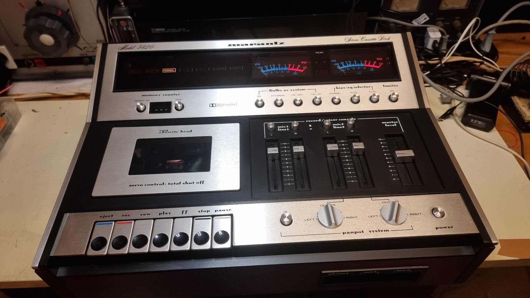 Marantz Registratori: Marantz Konsole Tape Deck 5420 – Difettoso da Schöfflisdorf venduto da Silvervintage.CH 1
