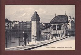 LUZERN - Kapellbrücke - Pilatus