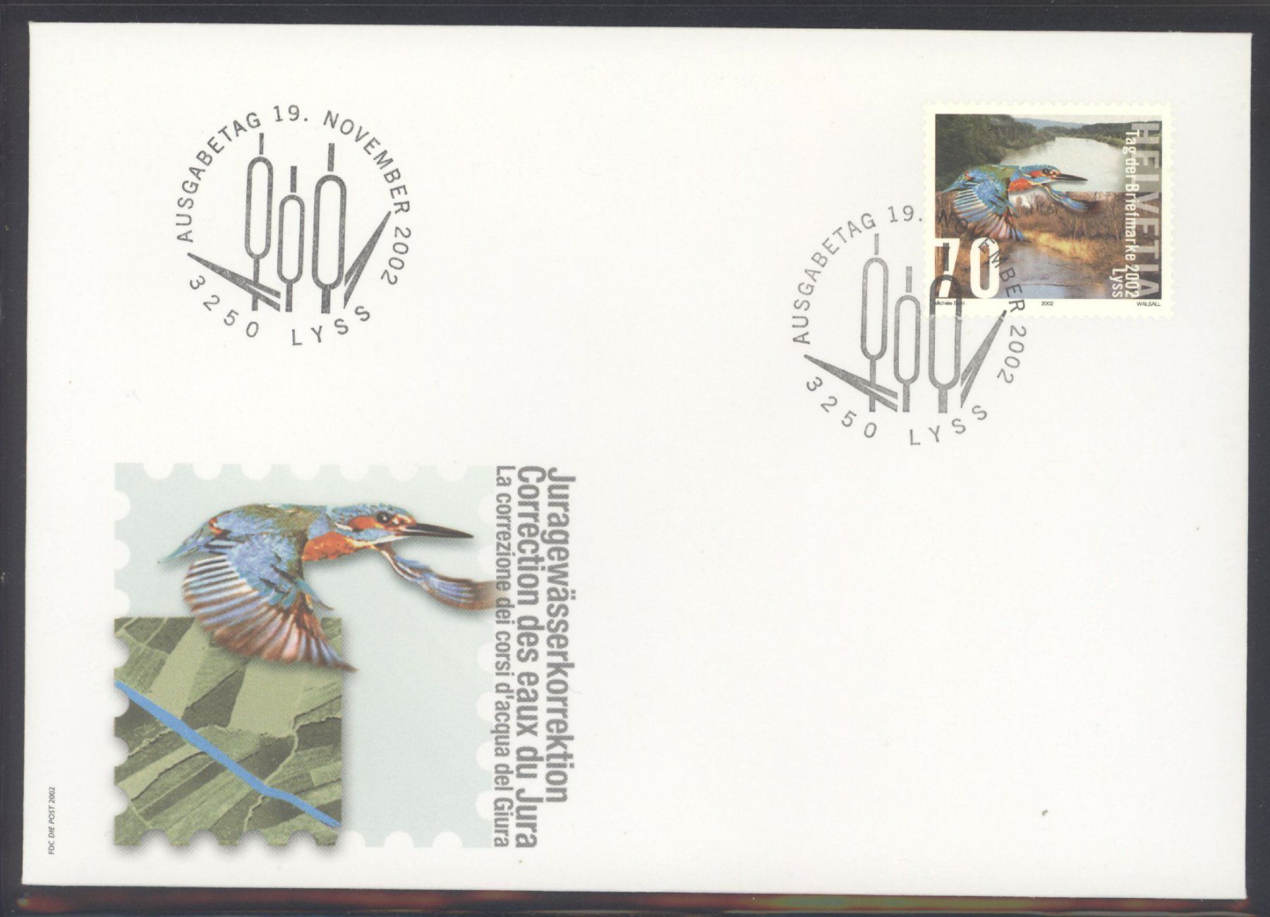 Tutti i francobolli: 2002, FDC, Sondermarke Tag der Briefmarke – Usato da Willisau venduto da Vollstempel