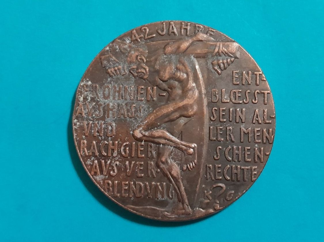 Medaillen: Medaille Pariser Diktat 1921, 36mm – Neu (gemäss Beschreibung) aus Aarau von Reto_BA_01