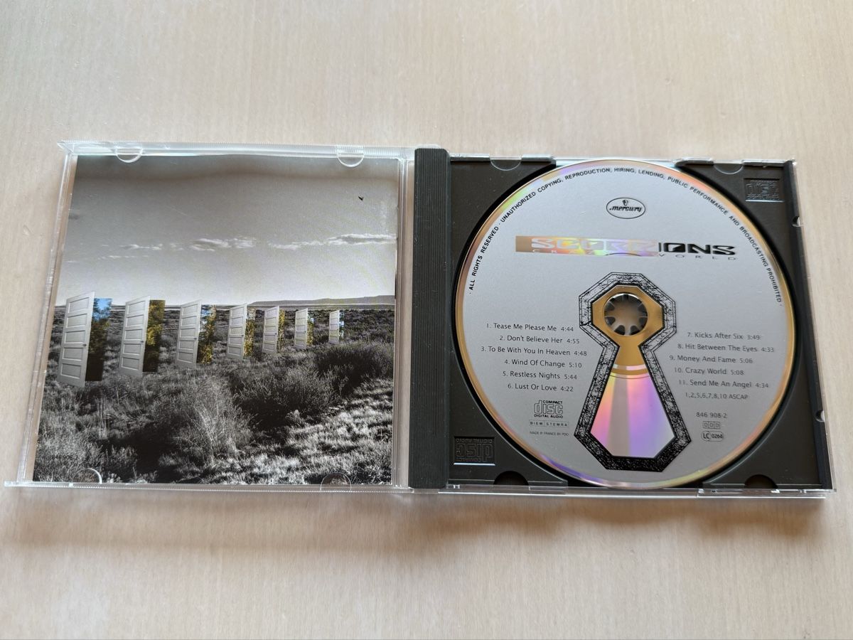 CD: Scorpions - Crazy World CD - Wind of Change – Usato da Oberried Brienz venduto da Chyara 2