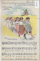 Peter Chocolat - Les manieres - Chanson Lied - Litho