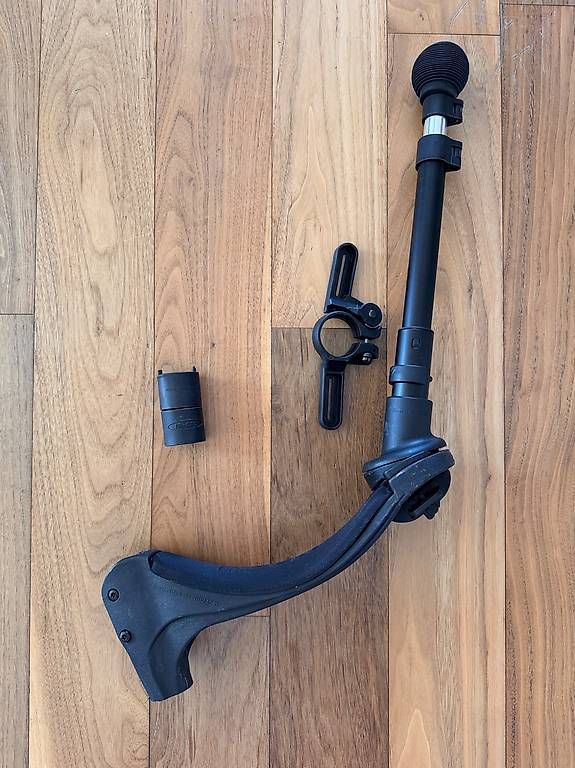 Kickboard: Trottinette Micro mini bleue + barre de poussée et assise  – Usato da Lausanne venduto da Gigi_1 4
