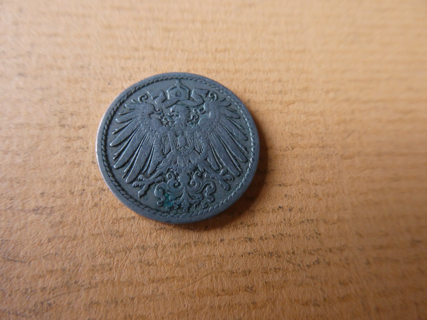 Tutti le monete: Dt. Reich 1899 E, 5 Pfennig – Usato da Hinterforst venduto da Rohusri 1