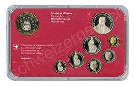 SET de monnaie suisse de 2018 non circulé FDC anniversaire