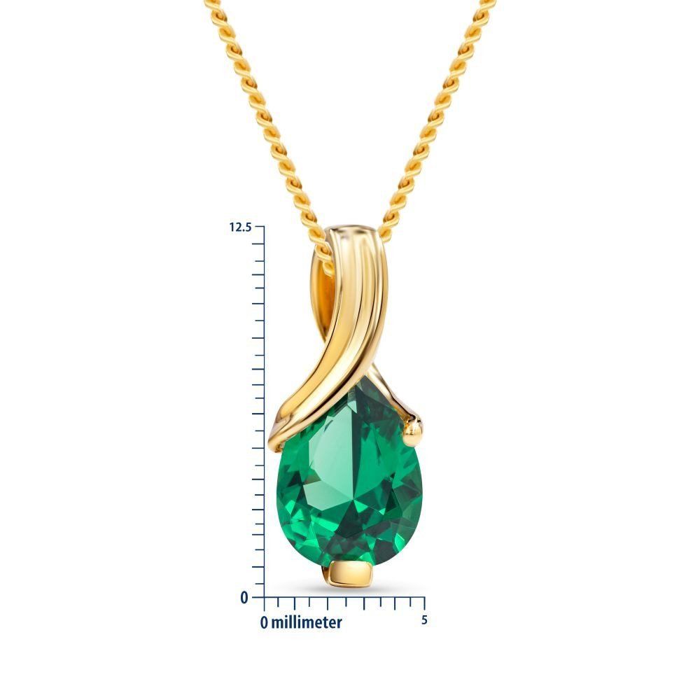 Catenine: Halskette Smaragd und 14K – Nuovo e nell'imballaggio originale da Hemmental venduto da 18kGold 4
