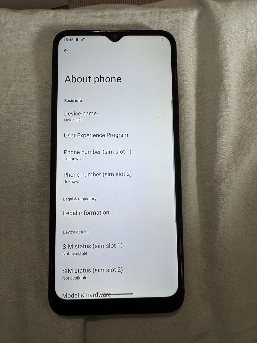 Nokia Telefoni cellulari / Smartphones: Nokia G21 128gb zu verkaufen – Nuovo (secondo la descrizione) da zürich venduto da khalilaktaa