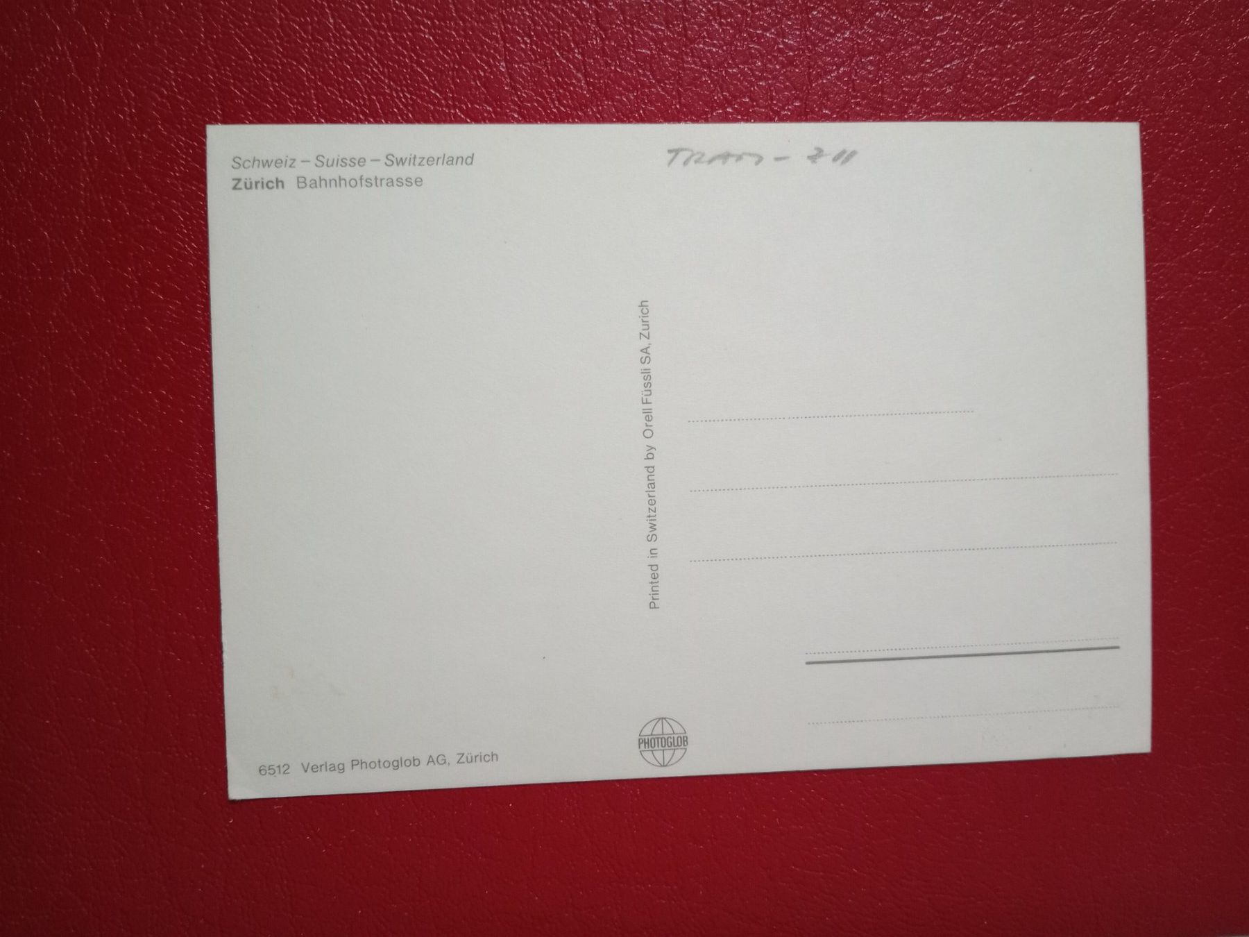 Cartoline postali: Zürich Bahnhofstrasse Tram – Usato da Küttigen venduto da Melisch1000 1