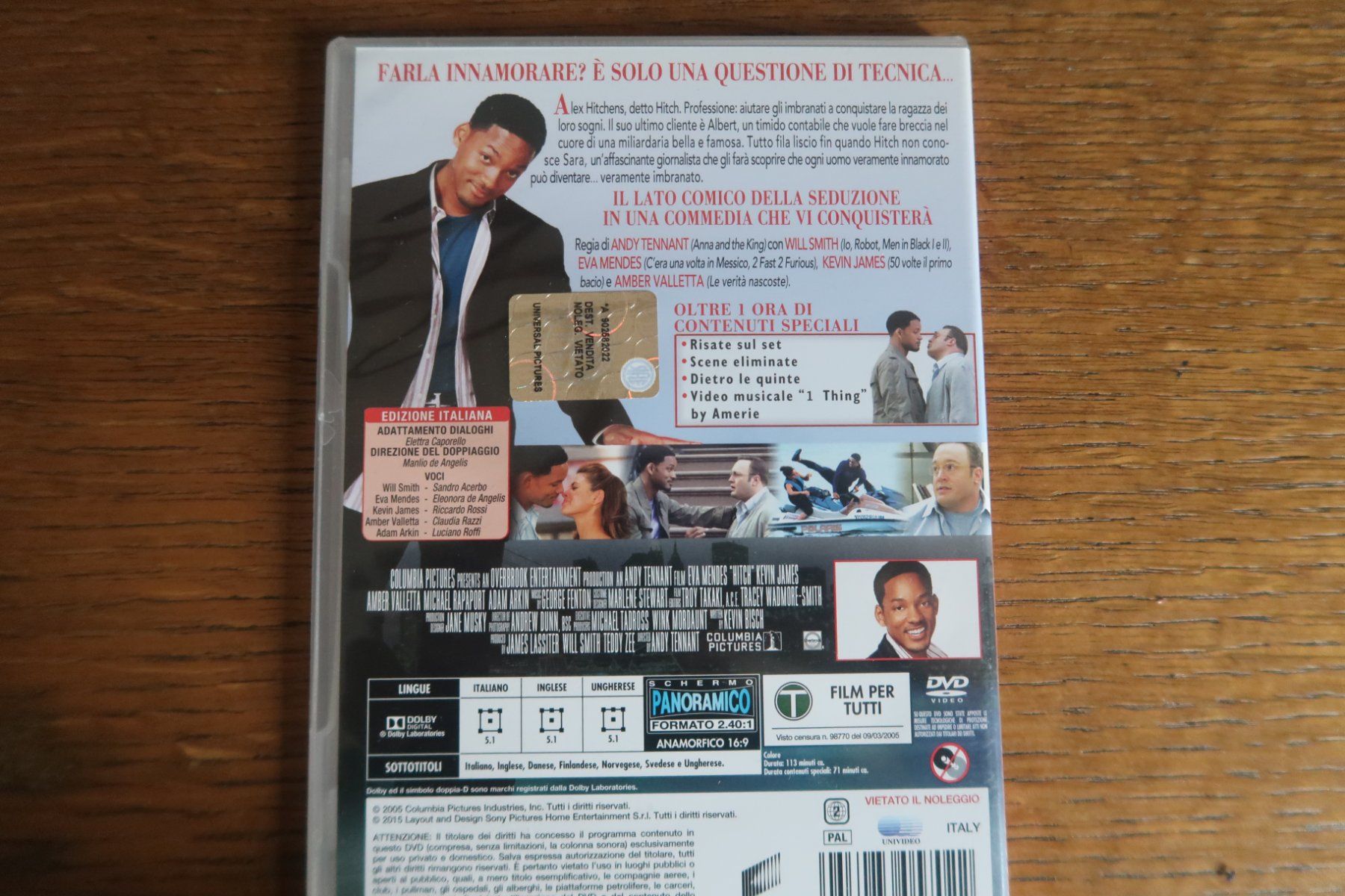 Alle DVDs: DVD       Hitch   Italiano English – Gebraucht aus Porrentruy von tupatup 1
