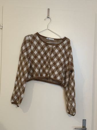 Zara Cardigan mit Rautenmuster 