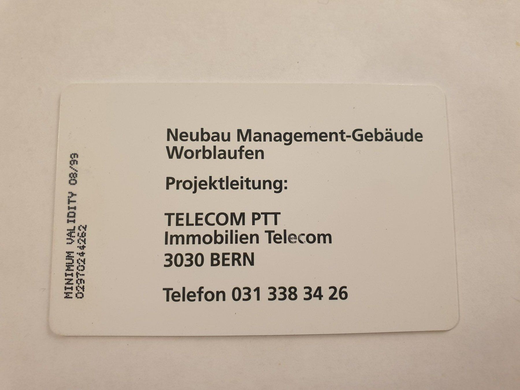 Schede telefoniche: Managementgebäude Worblaufen ungebr. – Nuovo (secondo la descrizione) da Rain venduto da chesz 1
