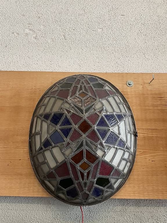Lampes: antike Buntglas-Leuchte im Tiffany-Stil – D'occasion à Zofingen par buddy55 1