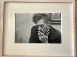 Portrait Alberto Giacometti, Schwarzweiss Fotografie