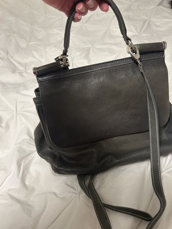 Ledertasche Buti Accessories grau guter Zustand