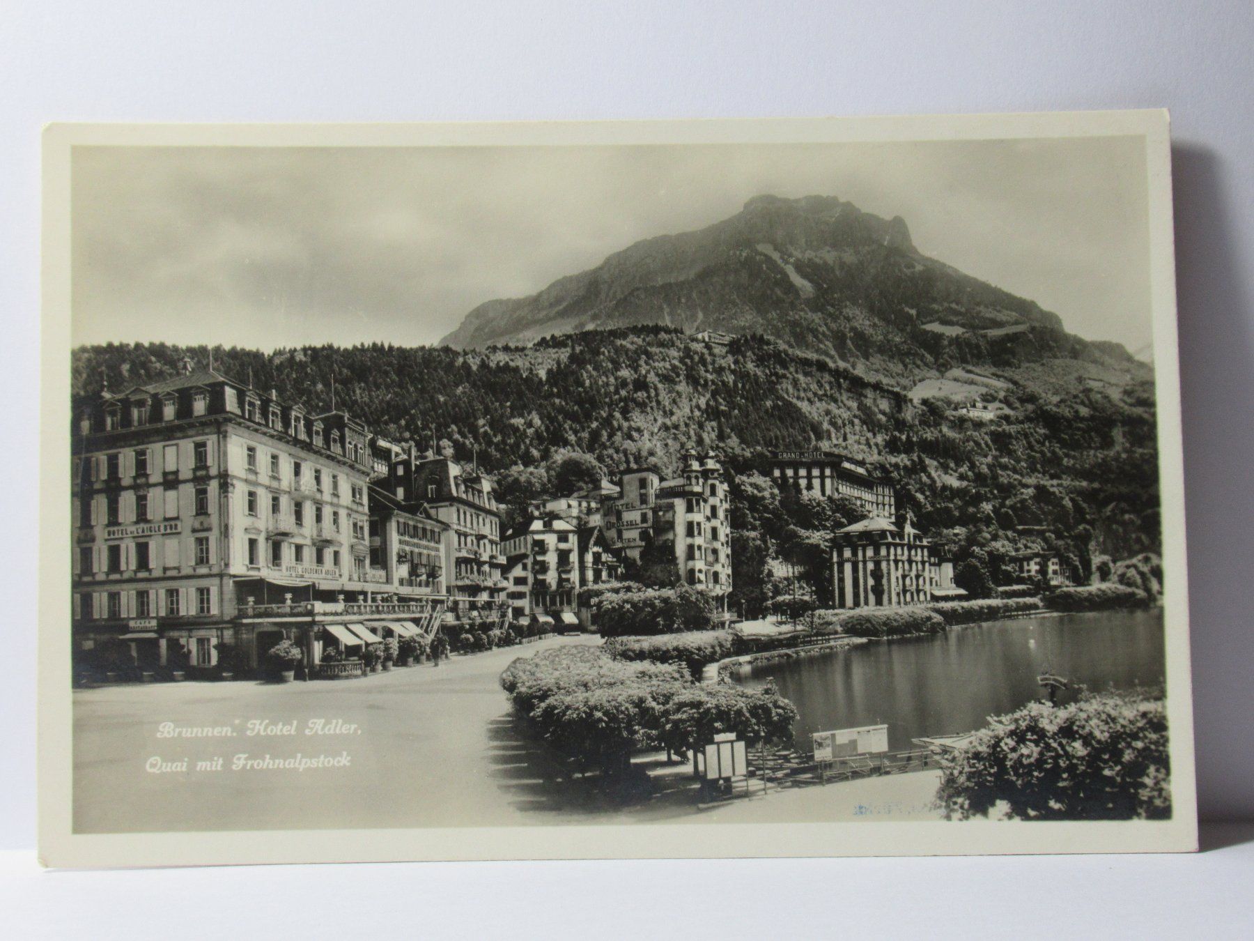 Cartoline postali: Brunnen , Hotel Adler – Nuovo (secondo la descrizione) da Grenchen venduto da Bluemchen1900 1