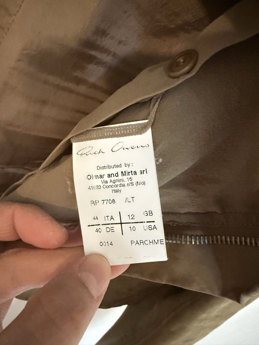 Rick Owens Giacche: Lederjacke von Rick Owens – Usato da St. Gallen venduto da calendula123 4