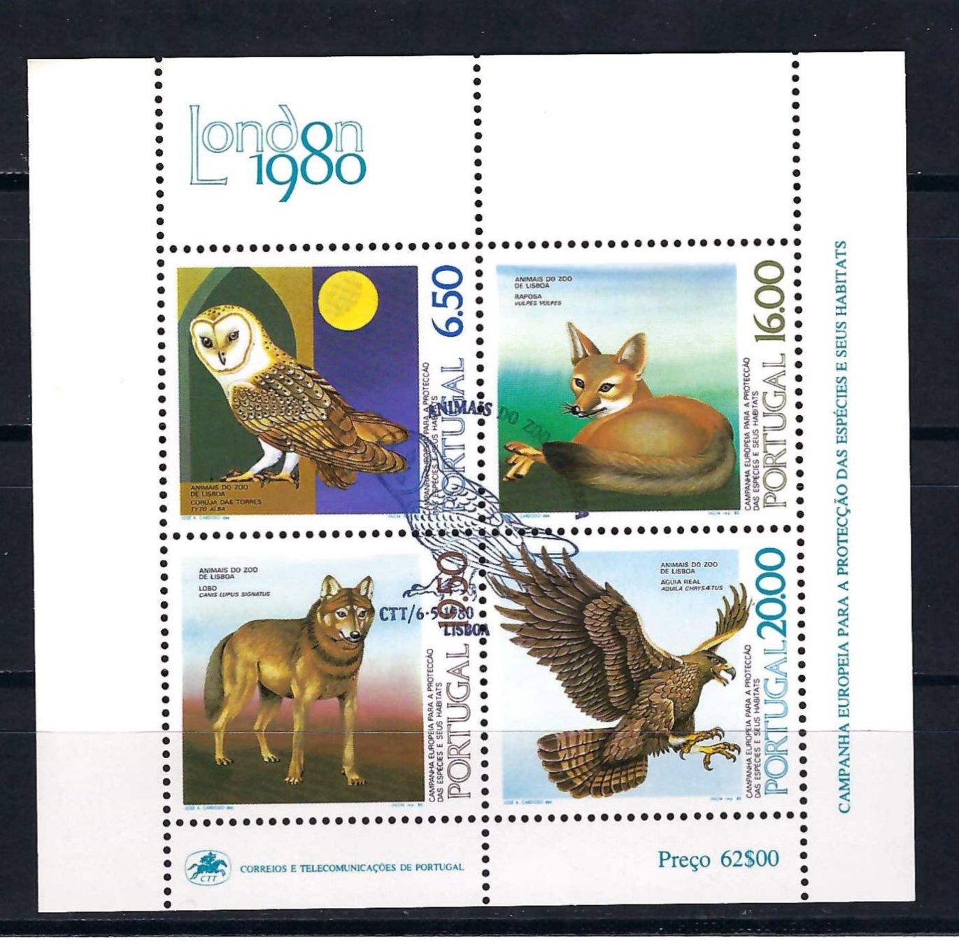 Tutti i francobolli: Portugal 1980, Block MNH** – Nuovo (secondo la descrizione) da Laupersdorf venduto da Rc.Jb
