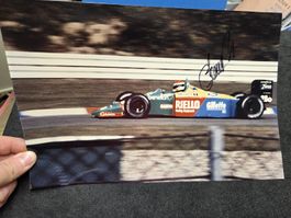 Original Signiert vom Emanuele Pirro Ex.F1 Fahrer 