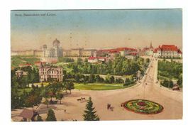 Bern Bundeshaus und Kasino 1916 me