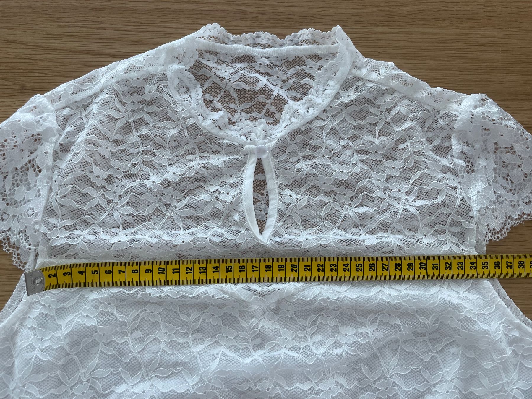 Camicette: Oktoberfest Dirndlbluse weiss ca. Gr. L – Nuovo (secondo la descrizione) da Reinach BL venduto da present4you 4