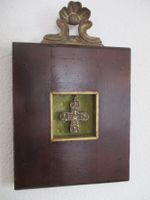 Hist. Andachts-Kreuz croix réliquiare XV siècle Altar