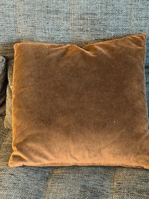 Kissen: Coussins "Keep Calm & Eat Chocolate" Marine & Beige – Gebraucht aus Gland von chr_h8qc 3