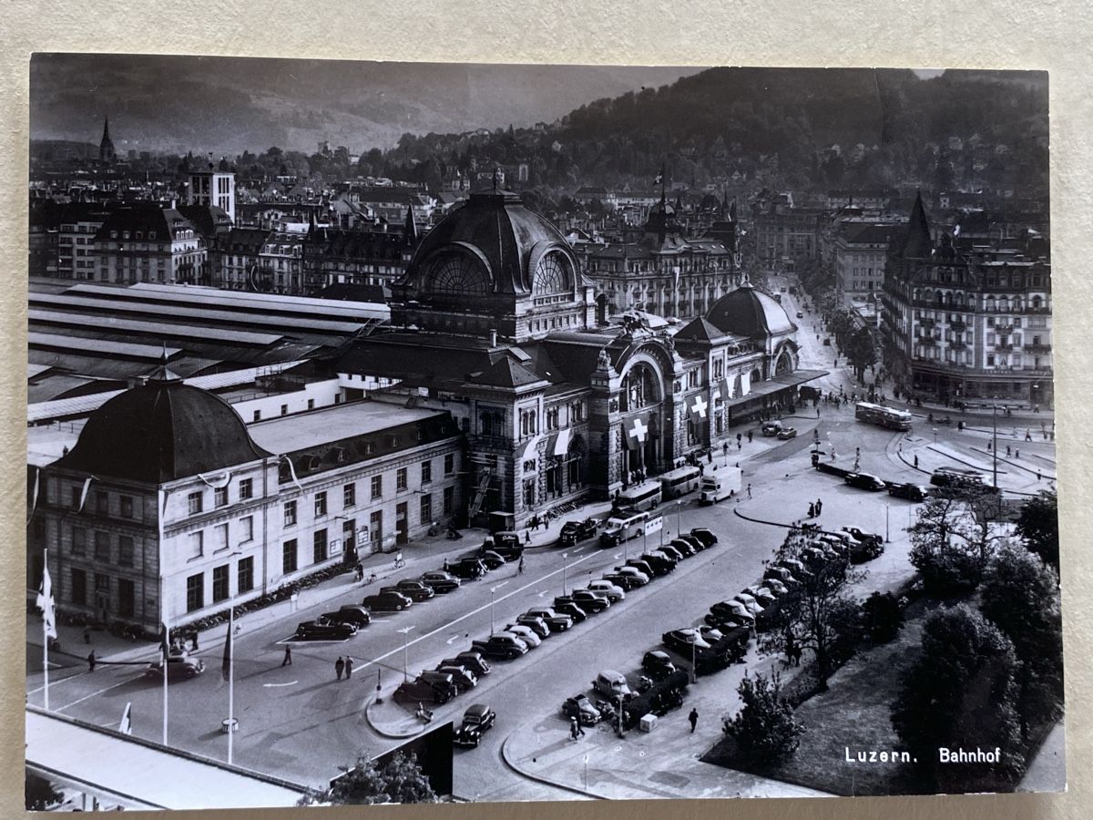Ansichtskarten: AK Luzern, Bahnhof – Neu (gemäss Beschreibung) aus Utzigen von Lasagne99