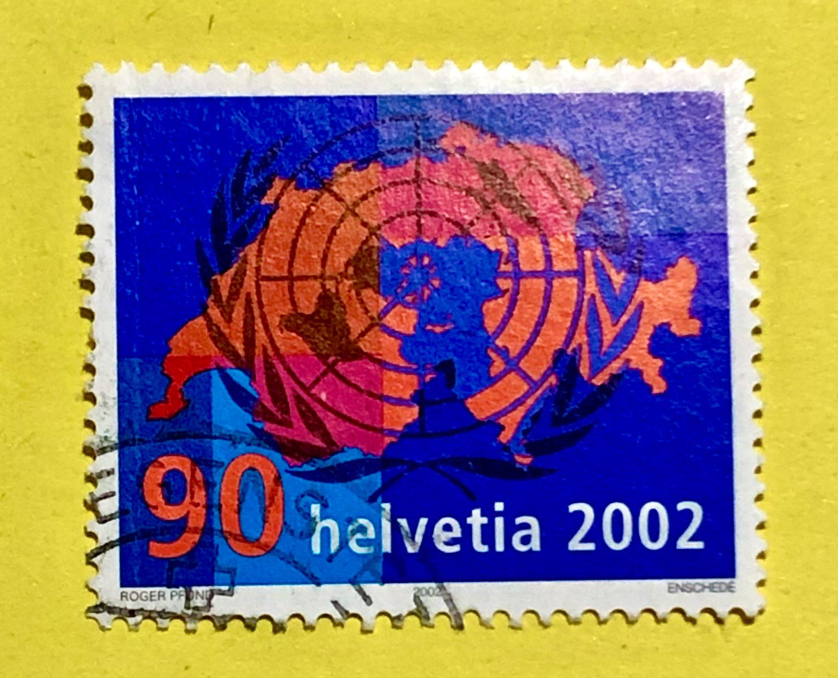 Tutti i francobolli: Nr.1059  GESTEMPELT UNO-Beitritt  2002   – Usato da Aarau venduto da Billa007