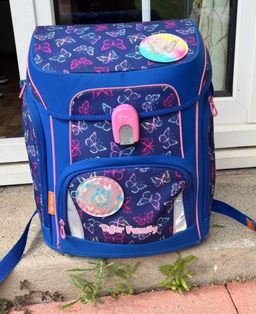 Schulranzen Set Tiger Family Schmetterling Motiv