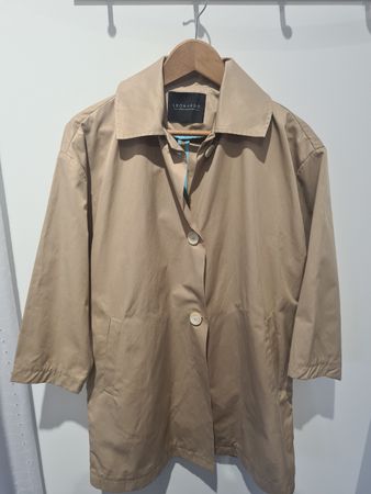 Leonardo Kurzmantel Beige Gr. 36 - Ideal für den Frühling!