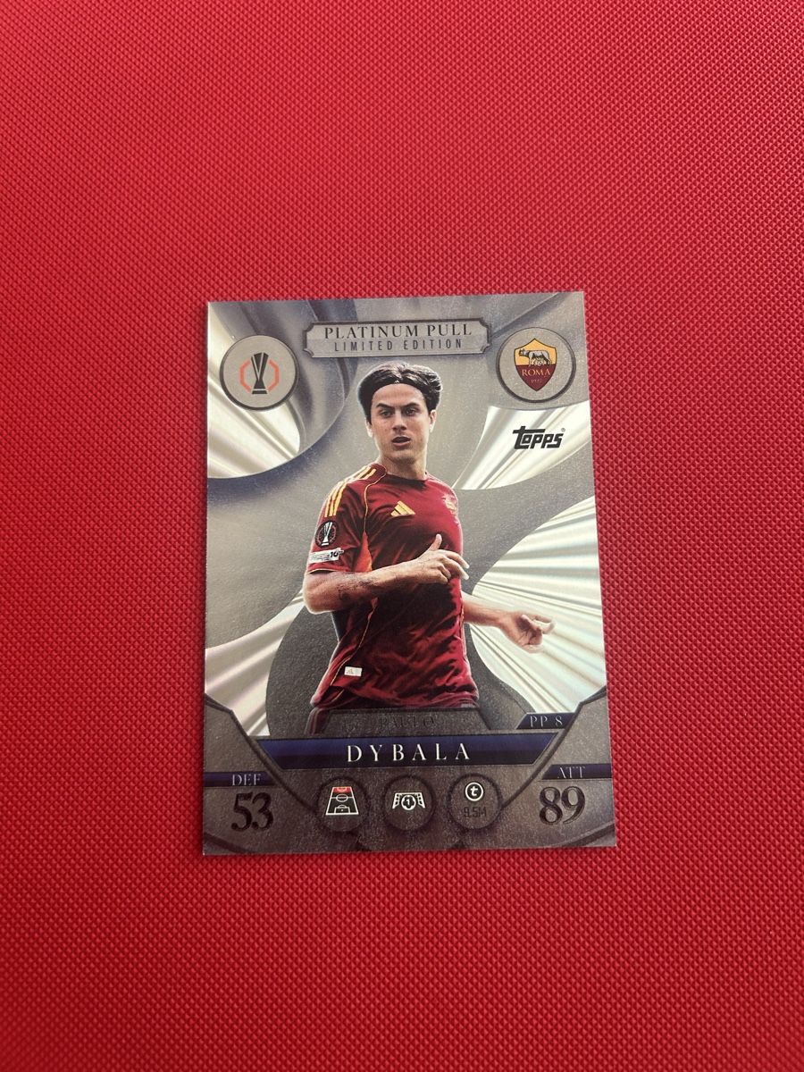 Topps Sammelbilder & Trading cards: Topps Match Attax Dybala Platinum Pull Limited Edition – Neu (gemäss Beschreibung) aus Zürich von Sadavina