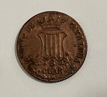 Monnaie cuivre espagnole