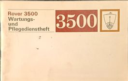 Wartungsanleitung - Rover 3500