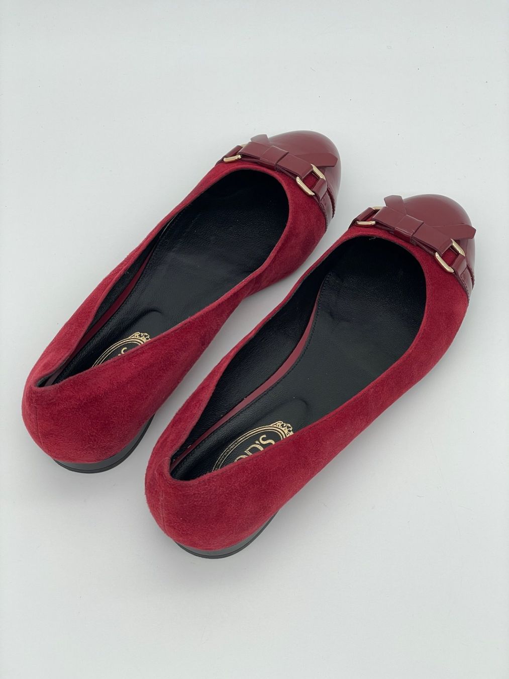 Tod'S Scarpe da donna: Tod's Gommini Ballerina EU 38 Rot – Usato da Zürich venduto da shoe_shop 3