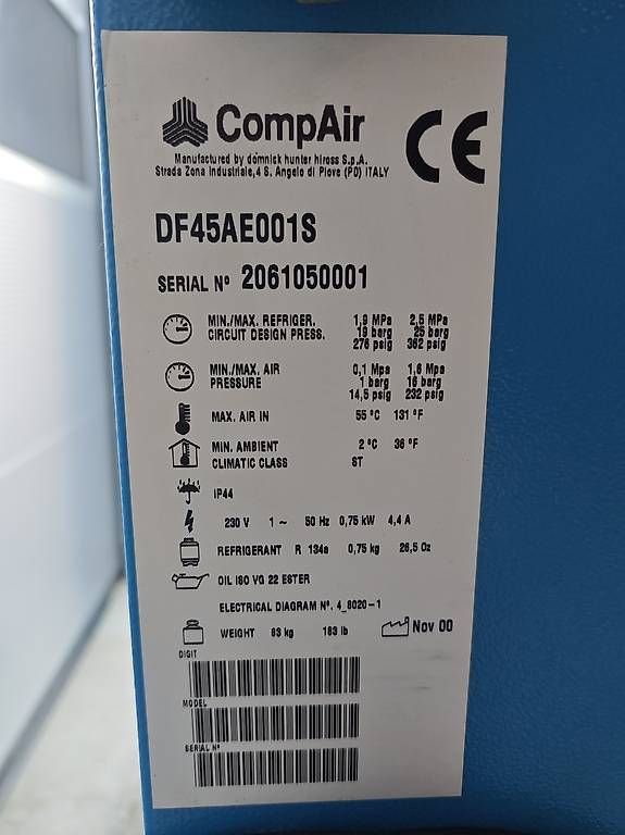 Compressori: Kältetrockner CompAir zu Kompressor – Usato da Ennetmoos venduto da Scheuber88 2