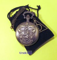 Umhängeuhr Taschenuhr mit Kette Harry Potter Griffindor