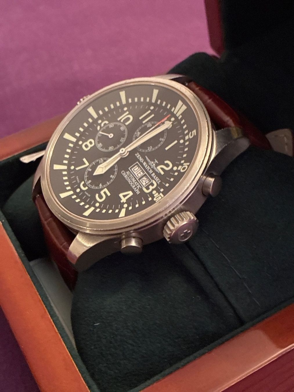 Zeno Uhren: Zeno-Watch Basel Ref. 6239 Automatic Chrono Valjoux 7750 – Gebraucht aus Wil SG von pacinlu 4