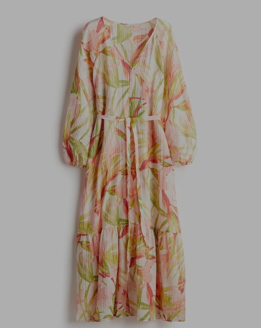 H&M Vestiti: CRÊPE-KLEID MIT BINDEGÜRTEL Grösse L – Nuovo (secondo la descrizione) da Konolfingen venduto da Aprilsnow93 2